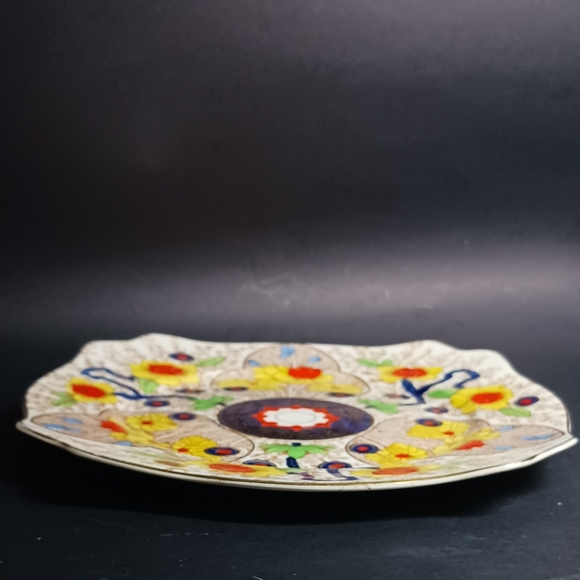 8.75" England vintage Royal Staffordshire porcelain plate, Cairo 8920 - Picture 6 of 9